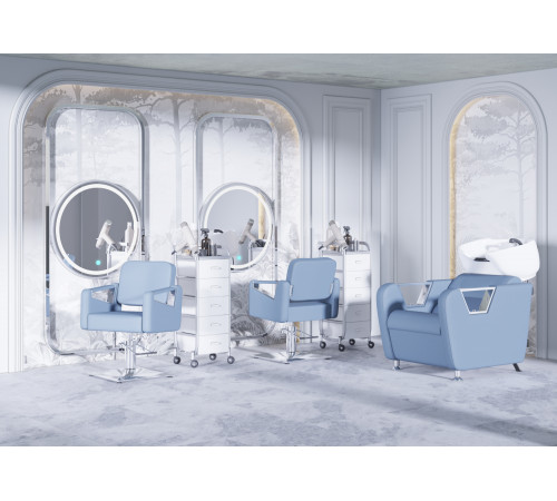 Парикмахерский комплект Бруно (кресло+мойка)