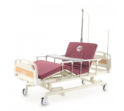 Кровать механическая E-31 (РМ-3014Н-02/Д-02/Д-03) (3 функции) с растоматом и полкой