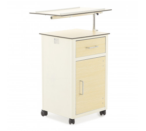 Тумба прикроватная с поворотной столешницей из HPL пластика ПТ-001