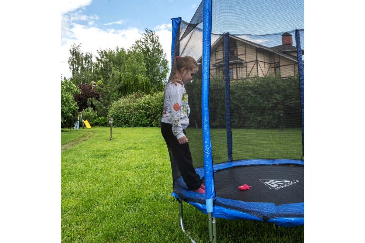 Батут DFC Trampoline Fitness с сеткой 8ft купить в Воронеже |  Интернет-магазин Доктор Топс