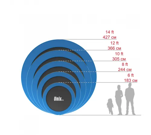 Батут UNIX Line Classic 8 ft (outside)