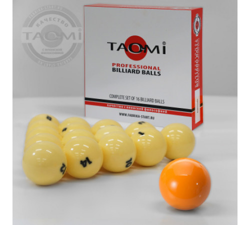 Шары TAO-MI PROFESSIONAL 67 мм Желтый биток