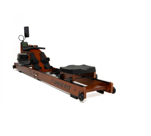 Гребной тренажер UNIX Fit Wood Rower Dark