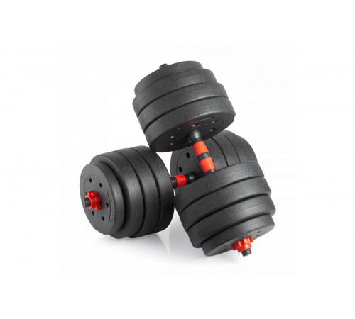 Гантели разборные с грифом, 40 кг. (2 шт. х 20 кг.) VictoryFit VF-DС400