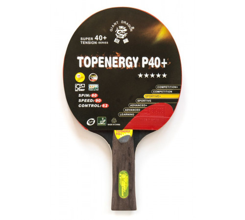 Теннисная ракетка Dragon Topenergy 5 Star New (анатомическая)