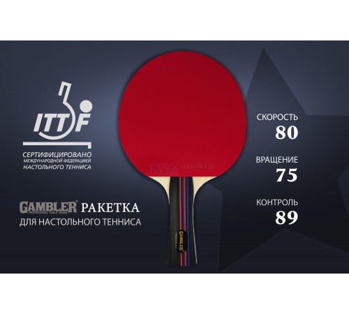 Ракетка Gambler 1 STAR (коническая)