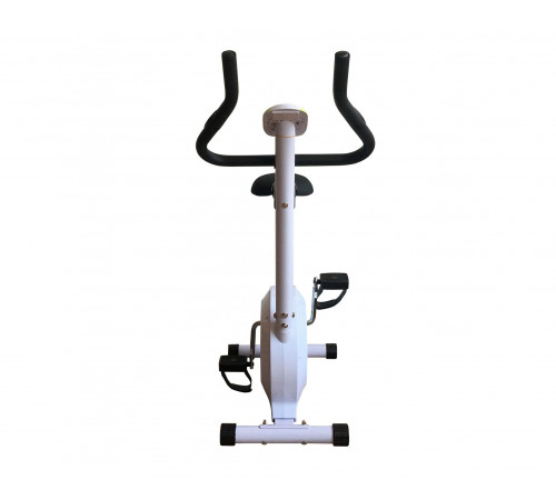 Велотренажер DFC B504B магнитный (белый корпус, зеленая полоса)