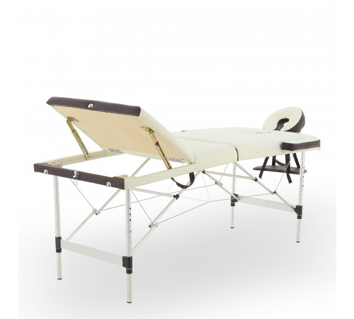 Массажный стол складной алюминиевый JFAL01A 3-х секционный