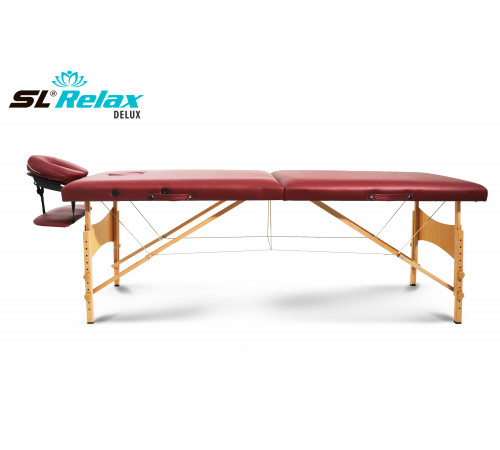 Массажный стол Delux Красный