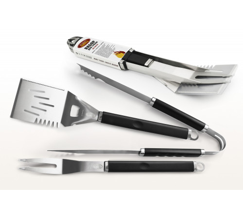 Набор для гриля (рукав: лопатка, вилка, щипцы)